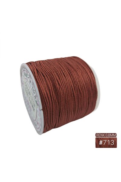Getshop Alışveriş Pazarı Κολιέ Σχοινί Βραχιόλι Σχοινί Αλεξίπτωτο Σχοινί 50 μέτρα 0,8 χιλιοστά Ποικιλία χρωμάτων