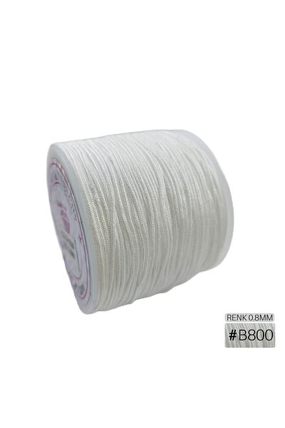 Getshop Alışveriş Pazarı Κολιέ Σχοινί Βραχιόλι Σχοινί Αλεξίπτωτο Σχοινί 50 μέτρα 0,8 χιλιοστά Ποικιλία χρωμάτων