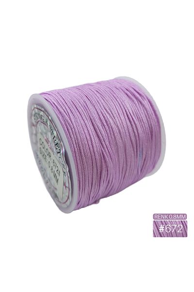 Getshop Alışveriş Pazarı Κολιέ Σχοινί Βραχιόλι Σχοινί Αλεξίπτωτο Σχοινί 50 μέτρα 0,8 χιλιοστά Ποικιλία χρωμάτων