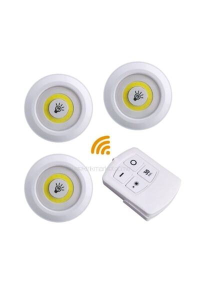 Cata Kumandalı Kablosuz 3 Lü Set Led Ct-5182