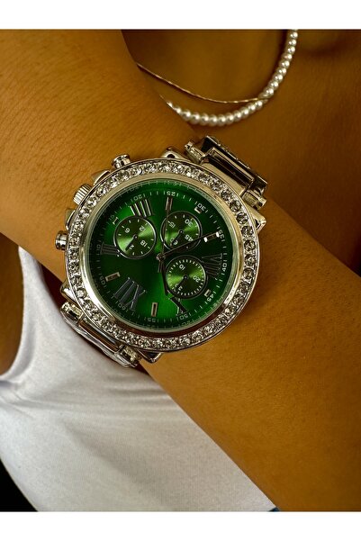 İSTLİV Zircon Stone Silver Color Wristwatch