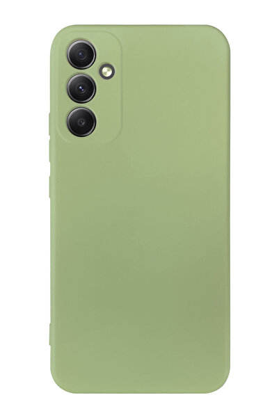 shoptocase Galaxy A34 5g Uyumlu Içi Süet Lansman Silikon Telefon Kılıfı