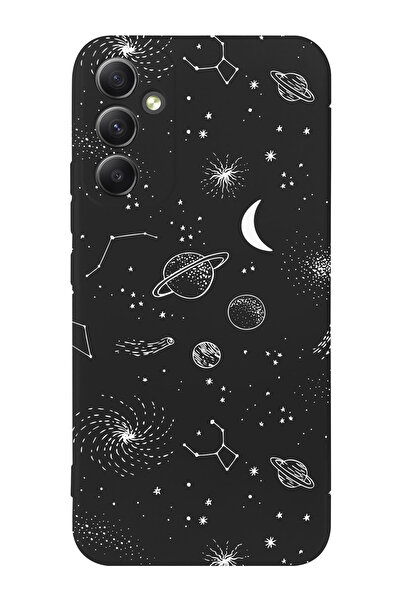 shoptocase Galaxy A34 5g Uyumlu Güneş Sistemi Tasarımlı Telefon Kılıfı