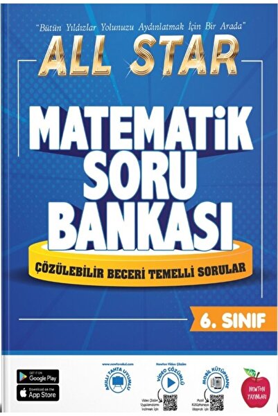 Newton Yayınları Newton 6.Sınıf All Star Yeni Matematik Soru Bankası- ntny