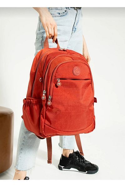 MEGA LARGE SIZE SCHOOL BAG CREAM UNISEX RAINWATER PROOF