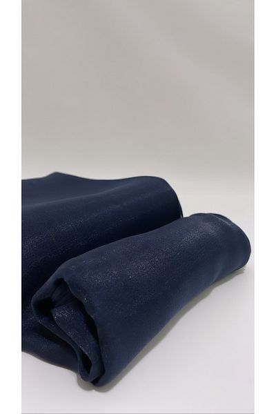 Onur Shawl - Evening Dress Fabric Glitter Shiny Shawl Hijab Clothing Fashion Store Quality Customer (DARK BLUE)