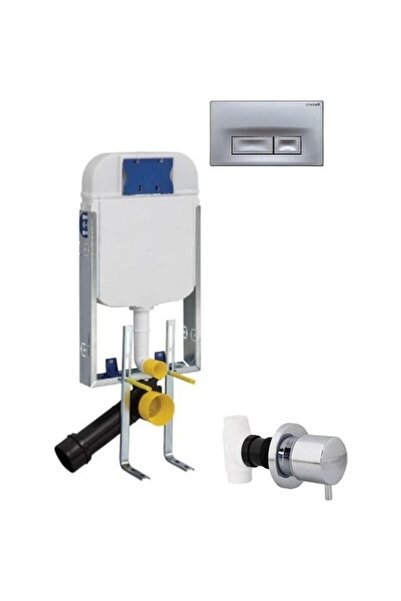 Creavit Creavıt Gomme Rezervuar Gr5001 + Mat Buton + Ac50l Stop Valf