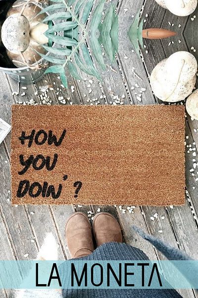 LAMONETA How You Doin Door Front Koko Mat