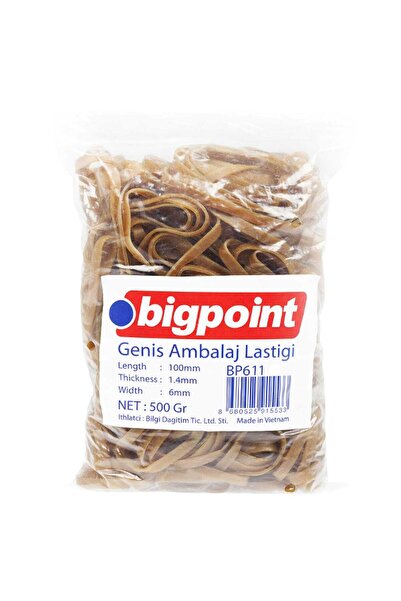 Bigpoint Geniş Ambalaj Lastiği 500 Gram %100 Kauçuk