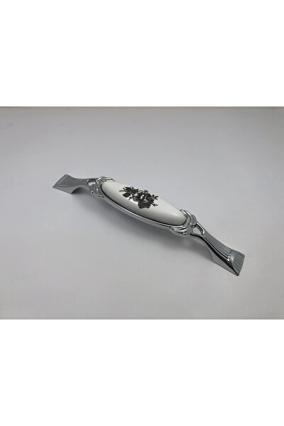 DKS Delta 160mm Mobilya Çekmece Dolap Kulpu Zamak Hakiki Porselen Kulp