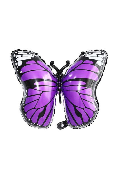Parti Station Purple Butterfly Concept 1 Year Old Balloon Set Butterfly Butterfly Purple Number Balloon Party Birthday Balloon Set