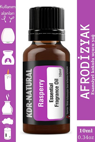 kdr natural Ahududu Uçucu Yağ Buhurdanlık Yağı Difüzör Esansı Oda Kokusu Esan...
