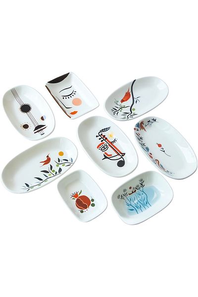 Anason İşleri Appetizer Plates Set of 8