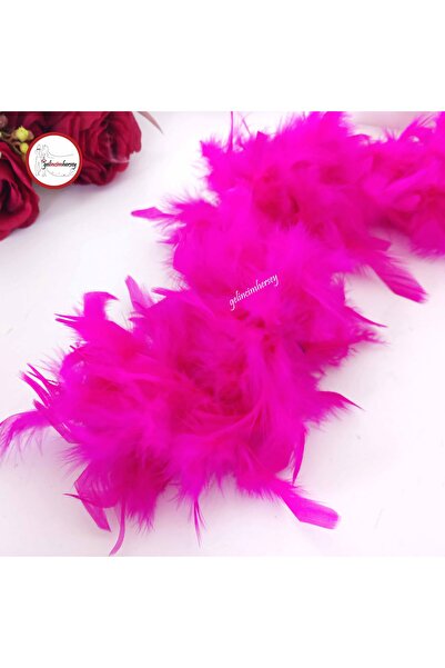 Gelincimherşey Süsleme İçin Otriş Metrelik Şerit Tüy Kaz Tüyü 2 Metre (60Gr)