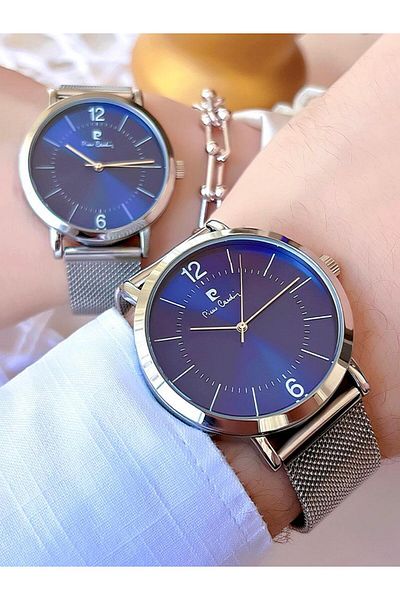 Pierre Cardin PR.CR01 Pierre Cardin Men's and Women's Special Steel Cord Couple Wristwatch 30 Mt Waterproof