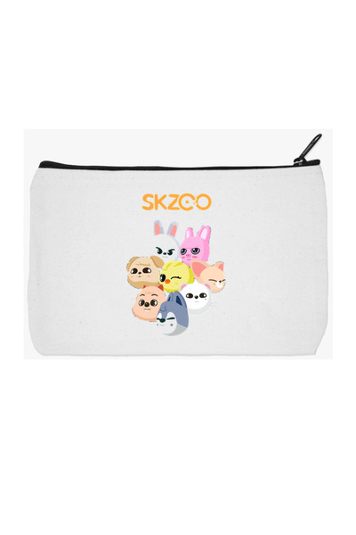 GRAFİKSPAN Skz-skzoo Group Τυπωμένη τσάντα μακιγιάζ, θήκη για στυλό