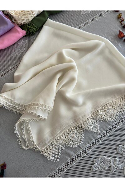 heptrend El İşi İğne Oyalı Namaz Örtüsü Çeyizlik Tülbent