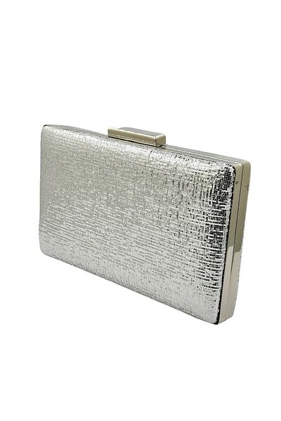 Biçanta Argintiu Lame Culoare Strălucitor Importat Țesătură Geantă de seară Geanta de seară Portofoliu clutch