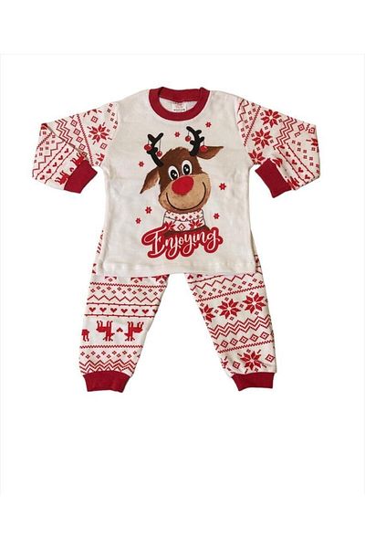 Süper Mini Baby Geyikli-Christmas Baby Set