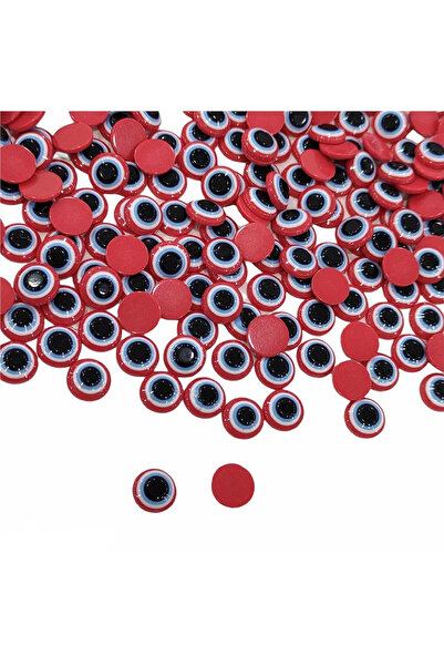 ELGALA حبة عين الشر الصغيرة 100 قطعة لون أحمر