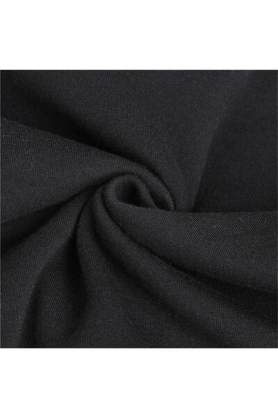 Touz SnoopDogg nyomott fekete uniszex oversize kapucnis pulóver