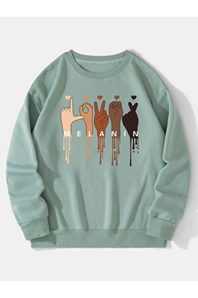 Adrift KOD ADR-SHEN EZwear grafička termo podstavljena majica sa rukama i slo...