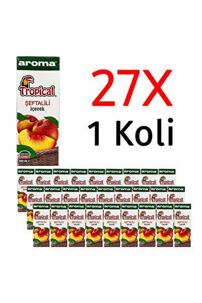 Aroma Tropical Şeftalili Meyve Suyu 200ml 27 Adet