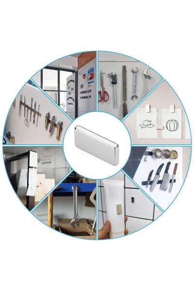 Hdg Köşeli Neodyum Mıknatıs Magnet 20x10x2 mm - Kalınlık 2mm - 1 ADET