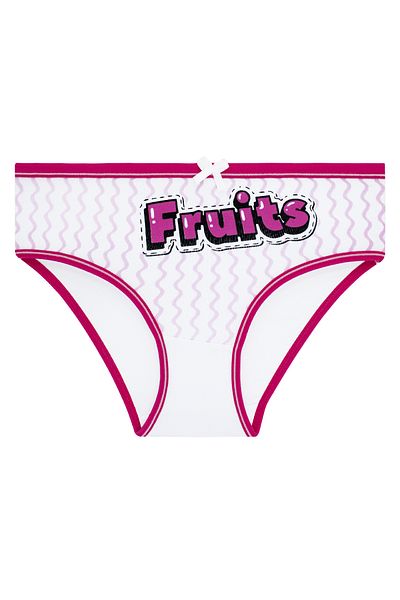 biyokids Pachet de 5 chiloți colorați pentru fete - Fructe drăguțe -