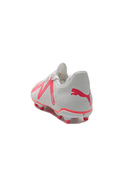 Puma 107377-01 Puma Future Play Fg-Ag White-Fire Orchid Erkek Spor Ayakkabı Beyaz