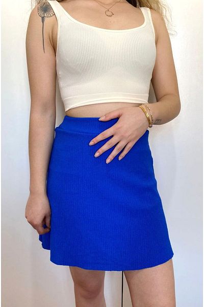 SUHIS FUSTA ALBASTRĂ PANTALONI SCURT DE VARĂ
