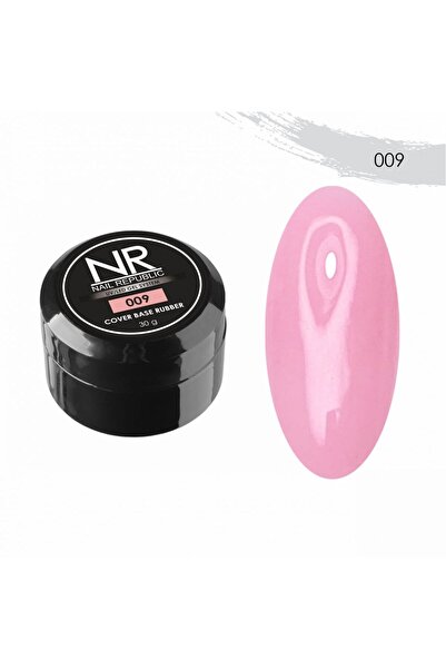Nail Republic Kalıcı Oje Base Cover Rubber Pembe 009 (30 ml) – Yuvarlak Kavan...