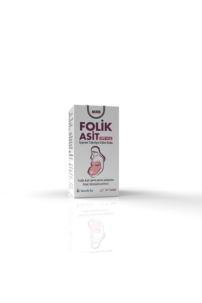 MRB Folic Acid 600 mcg 30 Tablets