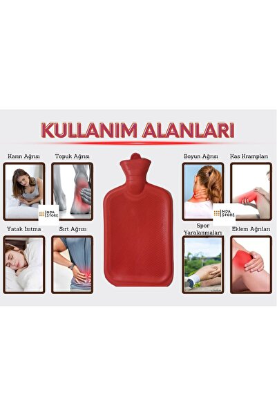 Arnee Peluş Kılıflı Cırtlı Turuncu - Lila - Mor - Pembe Yıkanabilir Sıcak Su Torbası 1,75 Lt