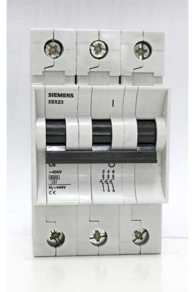 Siemens ,6a-3 Fazlı Sigorta-6ka C Tipi 5SX2 306-7