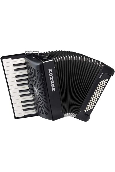 Hohner A16962 Bravo II 60 Akordiyon (Siyah)