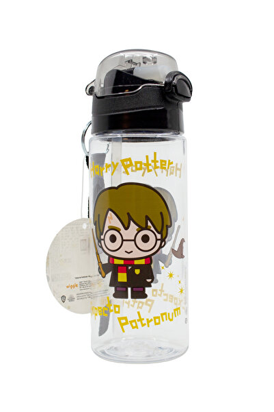 Harry Potter 500 ml Pipetli Askılı Kilitlenebilir Kapaklı Matara 2274