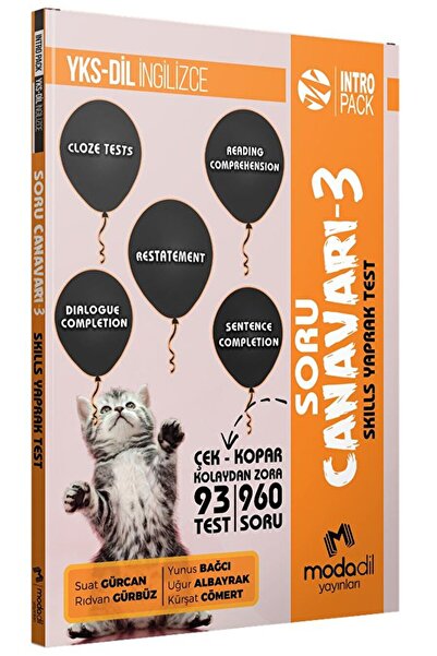 Modadil Yayınları YKS-DİL İngilizce Soru Canavarı 3 - Skills Yaprak Test / Mo...