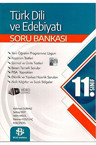 Bilgi Sarmal Yayınları 11. Sınıf Türk Dili ve Edebiyatı Soru Bankası Video Çö...