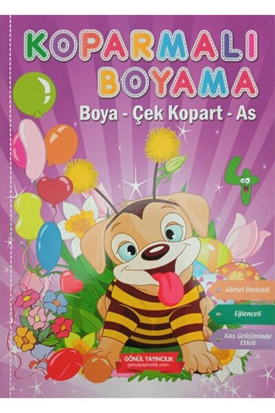 GÖNÜL YAYINCILIK Koparmalı Boyama 4 / Kolektif / Gönül Yayıncılık / 444000000...