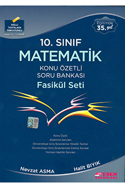 Esen Yayınları 10. Sınıf Matematik Konu Özetli Soru Bankası Fasikül Seti / Es...