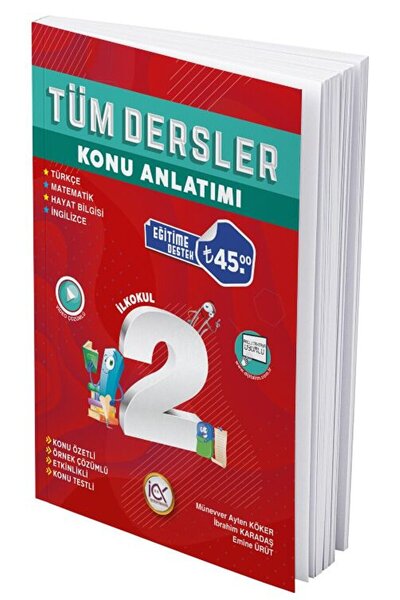 İlk Önce Yayıncılık 2. Sınıf Tüm Dersler Konu Anlatımı / Kolektif / İlk Önce Yayıncılık / 9786258348279