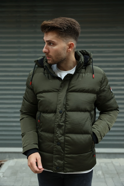 Cropper Men's Fur Lined Puffer Coat