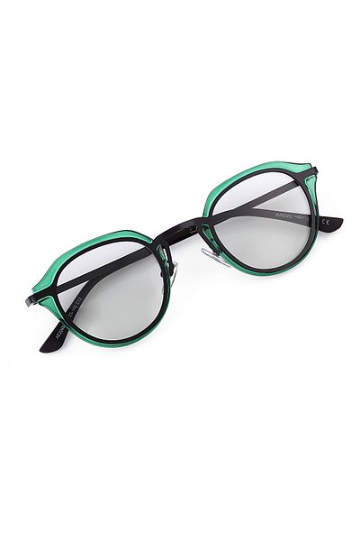 TomyHelf Green Matte Glass Green Matte Bone Frame Unisex Sunglasses