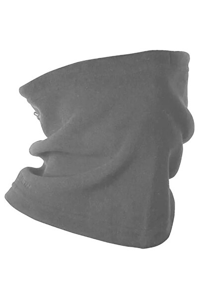 eleven market Flis Ogrlica za vrat, biciklistički grejač za vrat i kapa, siva