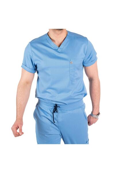 Prof Îmbrăcăminte medicală Doctor Asistent medical Scrubs Top chirurgical mat...