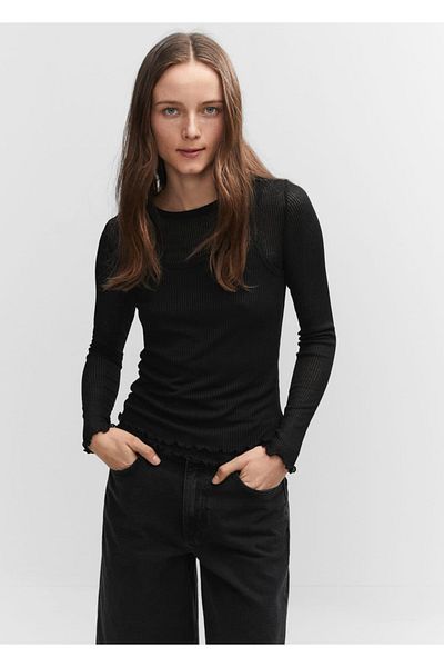 MANGO Woman Kombination T-Shirt Bluse