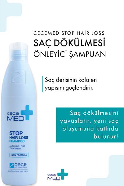 CECEMED New 300 Ml Stop Hair Loss Shampoo - Anti Hair Loss 2 Pieces