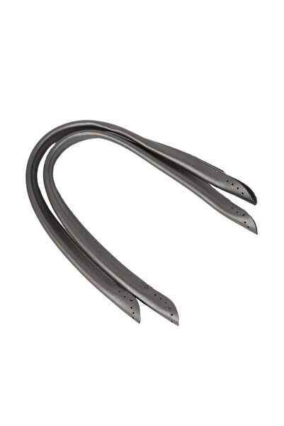 Ritzz مقبض حقيبة جلد صناعي أنبوبي 60 سم (زوج) مدخن