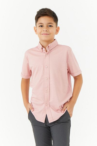PAULMARK Boy's Short Sleeve Shirt